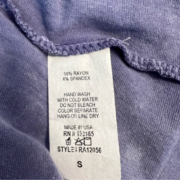 Altar’d State Top Peplum Lace Hem Sleeveless Purple NWT S Boho - Picture 15 of 15